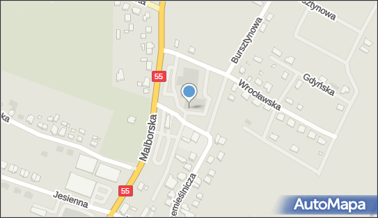 Paczkomat InPost KWD02M, Malborska 122, Kwidzyn 82-500