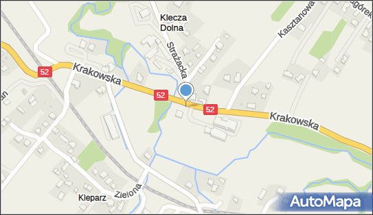 Paczkomat InPost KXD02M, Klecza Dolna 77A, Klecza Dolna 34-124