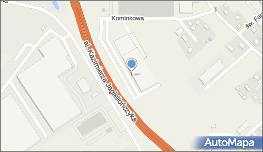 Paczkomat InPost KXL02M, Kominkowa 21, Kowale 80-180