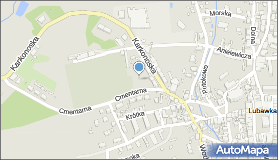 Paczkomat InPost LAK01BAPP, Cmentarna 2, Lubawka 58-420