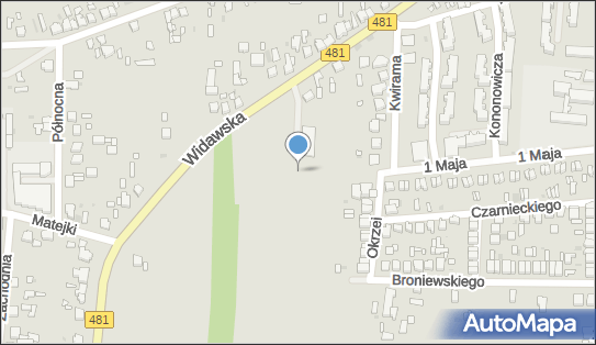 Paczkomat InPost LAS01BAPP, Widawska 37, Łask 98-100