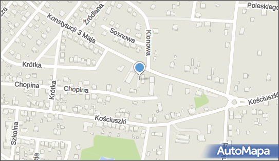 Paczkomat InPost LAZ01M, Konstytucji 3 Maja 38A, Łazy 42-450