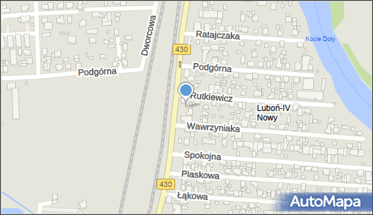 Paczkomat InPost LBO07M, Armii Poznań 103, Luboń 62-030