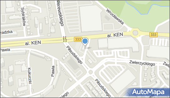 Paczkomat InPost LBU05BAPP, Piłsudskiego 1, Lubin 59-300