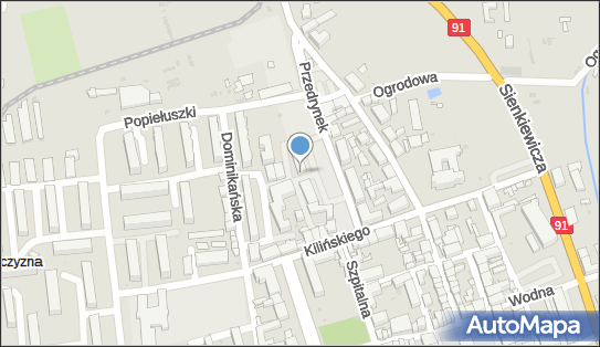 Paczkomat InPost LEC13M, Dominikańska 8D, Łęczyca 99-100