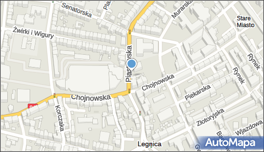 Paczkomat InPost LEG26M, Piastowska 1, Legnica 59-220