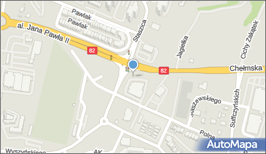 Paczkomat InPost LEN03M, Polna 1, Łęczna 21-010