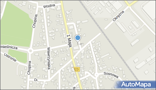 Paczkomat InPost LES02BAPP, 1 Maja 33A, Leszno 64-100