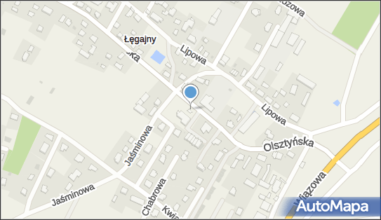 Paczkomat InPost LGJ01G, Olsztyńska 21, Łęgajny 11-010