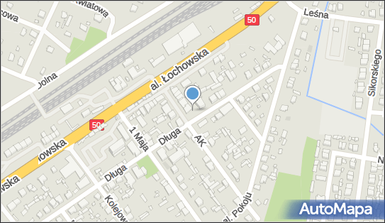 Paczkomat InPost LOC03M, Długa 12a, Łochów 07-130