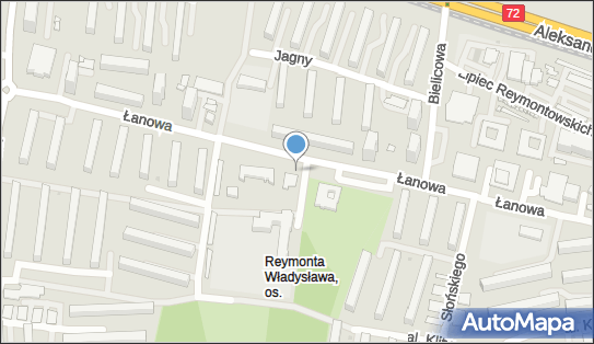 Paczkomat InPost LOD03M, Łanowa 14A, Łódź 91-103