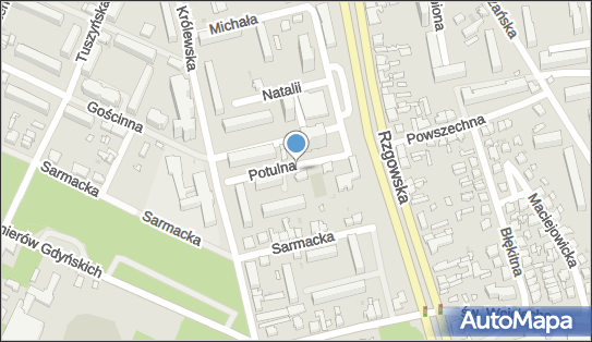 Paczkomat InPost LOD06APP, Potulna 8, Łódź 93-319