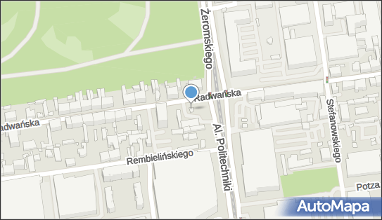 Paczkomat InPost LOD09B, Al Politechniki 1-3, Łódź 93-574