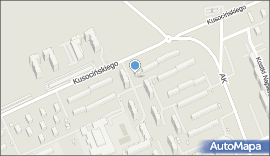 Paczkomat InPost LOD10APP, Janusza Kusocińskiego 82c, Łódź 94-054