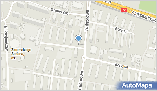 Paczkomat InPost LOD156M, Traktorowa 92, Łódź 91-148