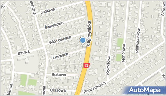 Paczkomat InPost LOD239M, Łagiewnicka 154, Łódź 91-481