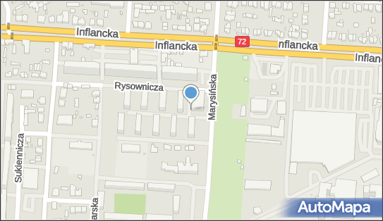 Paczkomat InPost LOD28BAPP, Marysińska 104, Łódź 91-851