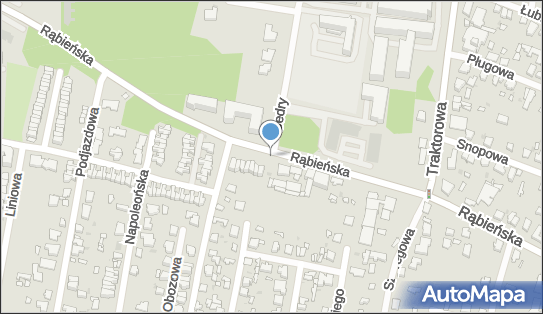 Paczkomat InPost LOD311M, Rąbieńska 42A, Łódź 94-244