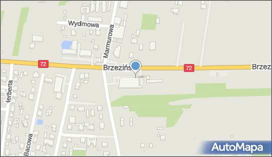 Paczkomat InPost LOD322M, Brzezińska 105, Łódź 92-118