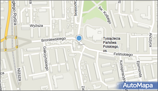 Paczkomat InPost LOD330M, Zapolskiej 45A, Łódź 93-256