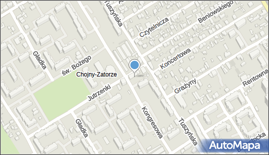 Paczkomat InPost LOD35A, Kongresowa 34, Łódź 93-376