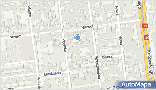 Paczkomat InPost LOD36BAPP, Wysoka 38 A, Łódź 90-037