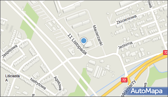 Paczkomat InPost LOD36N, 11-go Listopada 5A, Łódź 91-370