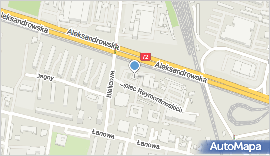 Paczkomat InPost LOD42A, Aleksandrowska 8A, Łódź 91-120