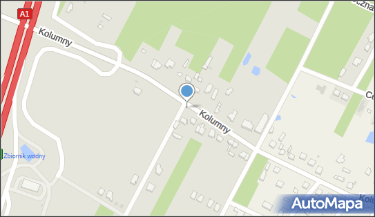 Paczkomat InPost LOD43BAPP, Kolumny 615, Łódź 93-649