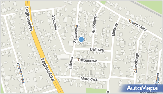 Paczkomat InPost LOD45BAPP, Zawilcowa 1A, Łódź 91-864