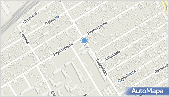 Paczkomat InPost LOD47BAPP, Pryncypalna 42, Łódź 93-379