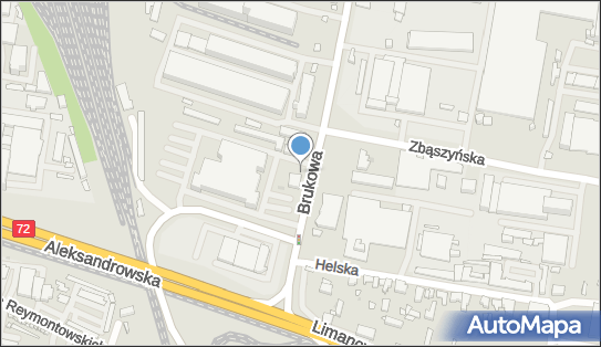 Paczkomat InPost LOD50BAPP, Brukowa 4, Łódź 91-341