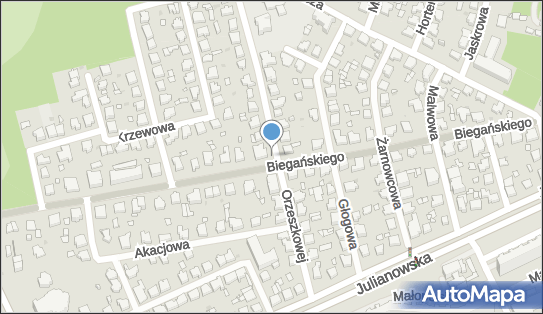 Paczkomat InPost LOD55BAPP, Biegańskiego 26, Łódź 91-473