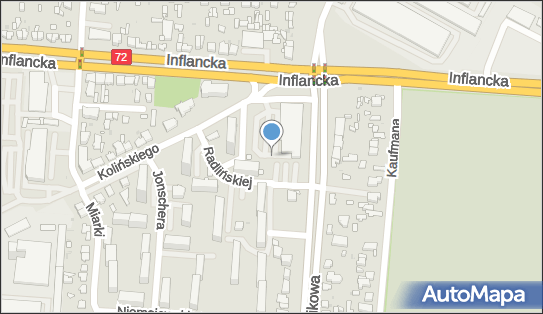 Paczkomat InPost LOD63M, Zagajnikowa 1, Łódź 91-848