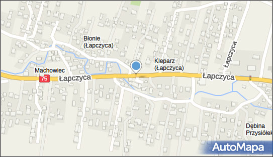 Paczkomat InPost LPY01M, Łapczyca 204, Łapczyca 32-744