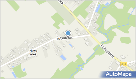 Paczkomat InPost LQBU01APP, Łobudzice 18a, Łobudzice 97-425