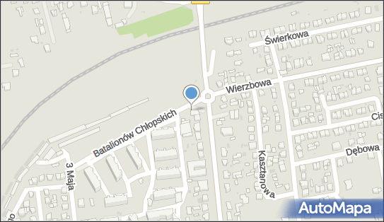 Paczkomat InPost LUR09M, Juliusza Słowackiego 53, Lubartów 21-100