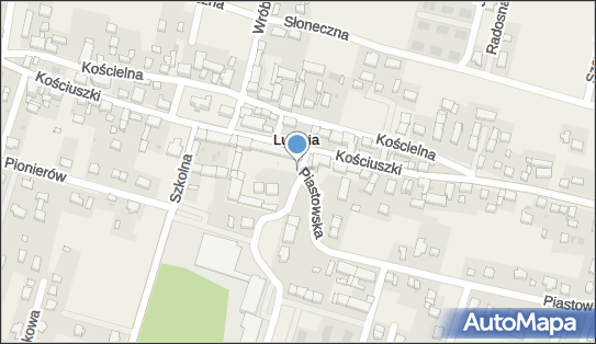 Paczkomat InPost LUX01M, Piastowska 26, Lutynia 55-330