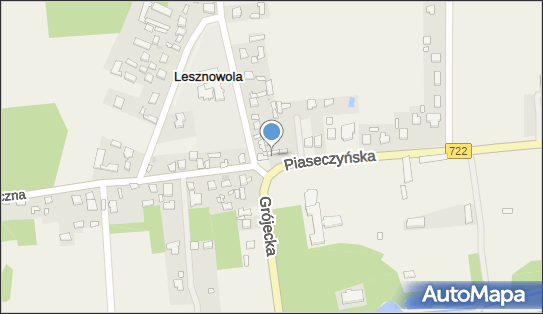 Paczkomat InPost LWN03M, Piaseczyńska 1, Lesznowola 05-600