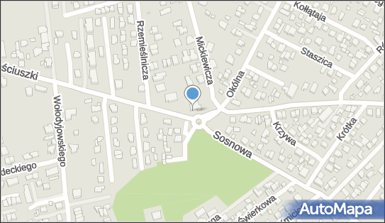 Paczkomat InPost MAR01N, Kościuszki 36, Marki 05-270