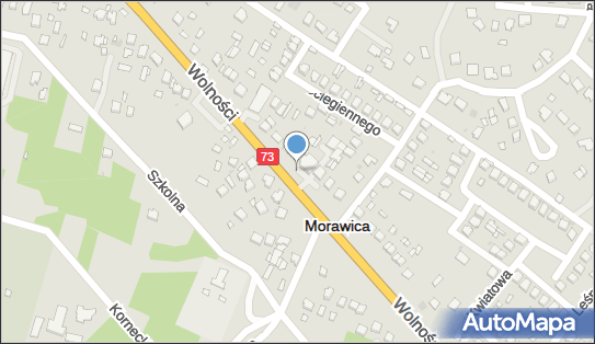 Paczkomat InPost MCW01M, Wolności 23, Morawica 26-026