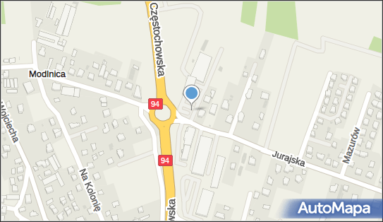 Paczkomat InPost MDA01A, Jurajska 5, Modlnica 32-085