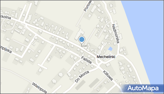 Paczkomat InPost MEH01M, Szkolna 25, Mechelinki 81-198