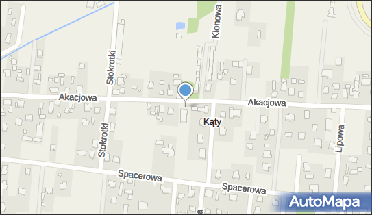 Paczkomat InPost MIC01APP, Akacjowa 53, Kąty 05-532