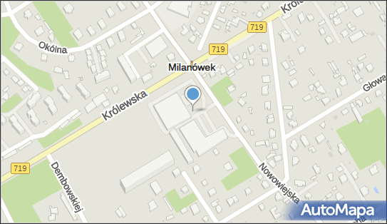 Paczkomat InPost MIL01A, Królewska 123A, Milanówek 05-822