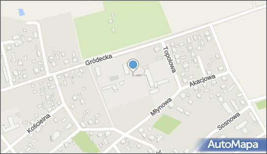 Paczkomat InPost MIP01BAPP, Gródecka 44a, Michałowo 16-050