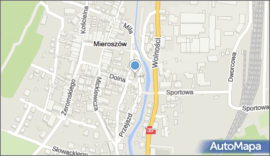 Paczkomat InPost MIS01BAPP, Dolna 7, Mieroszów 58-350