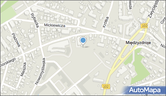 Paczkomat InPost MIZ05M, Gryfa Pomorskiego 17, Międzyzdroje 72-500