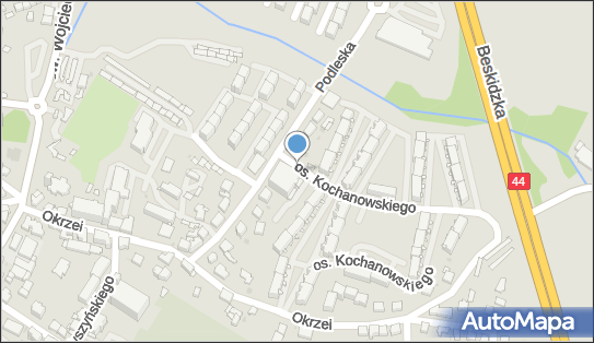 Paczkomat InPost MKW01A, Podleska 8A, Mikołów 43-190
