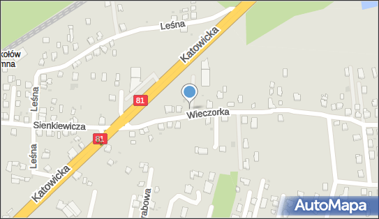 Paczkomat InPost MKW01BAPP, Wieczorka 11, Mikołów 43-190